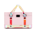 della Q Glow Collection Vinyl Train Case Sunset