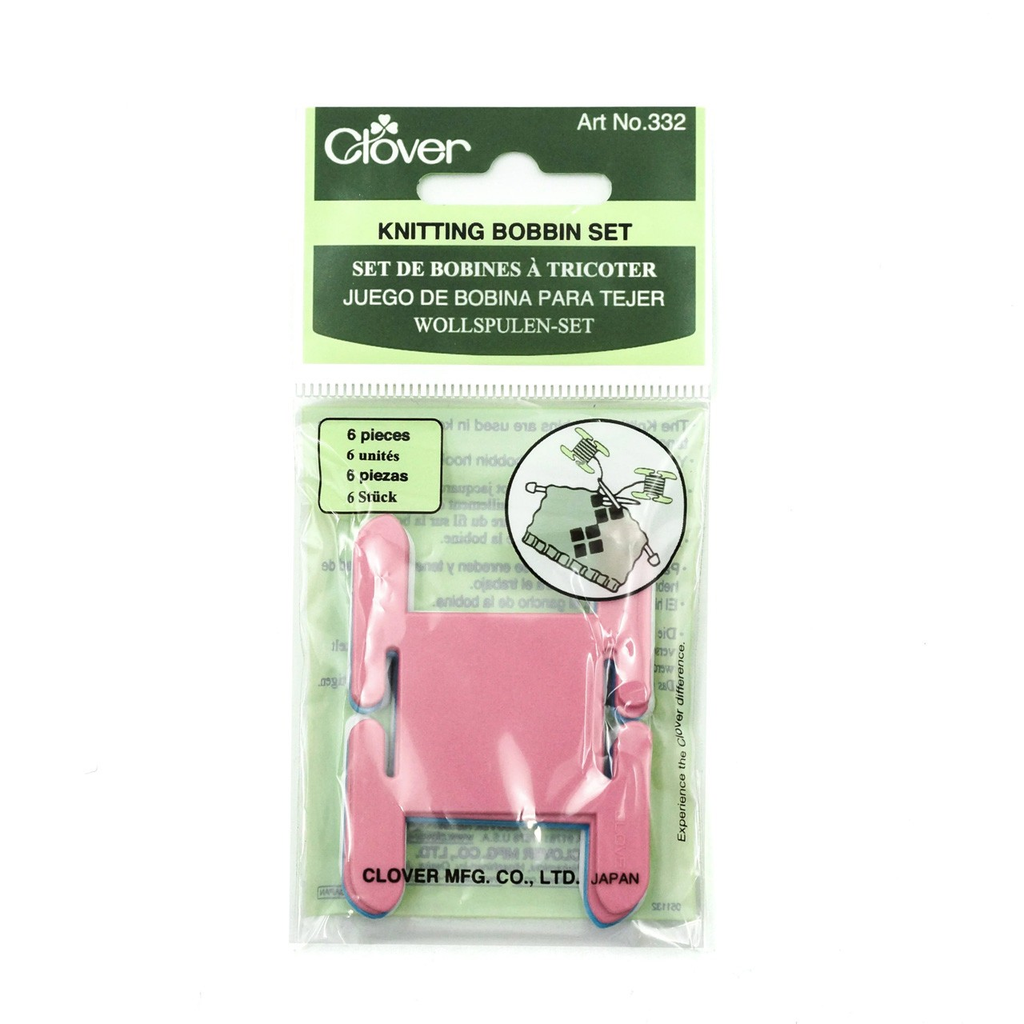 Clover Knitting Bobbin Set (6 Pieces)