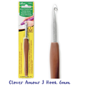 Clover Amour Crochet Hook J (6.0mm)