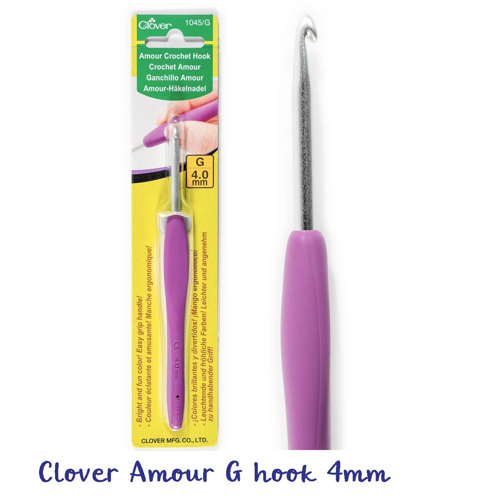 Clover Amour Crochet Hook G (4.0mm)