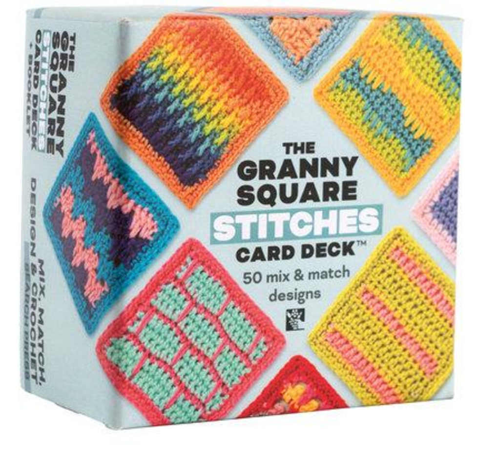 The Granny Square Stitches Card Deck - 50 mix & match designs (Crochet) 