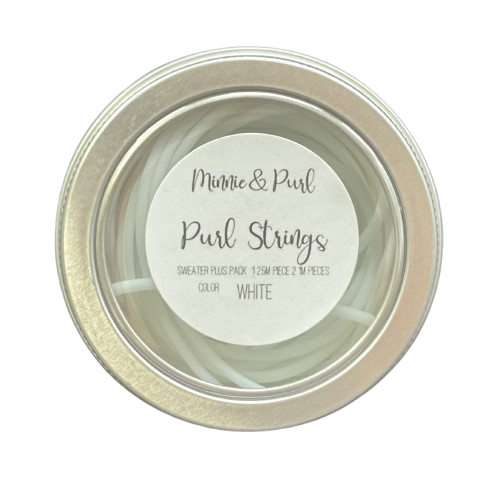 Minnie & Purl Purl Strings White