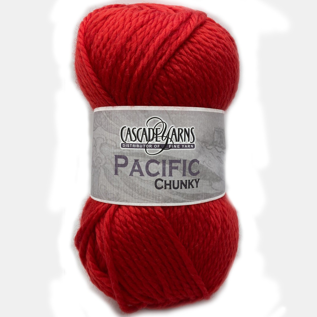 Cascade Yarns Pacific Chunky Fiery Red 165 (discontinued)