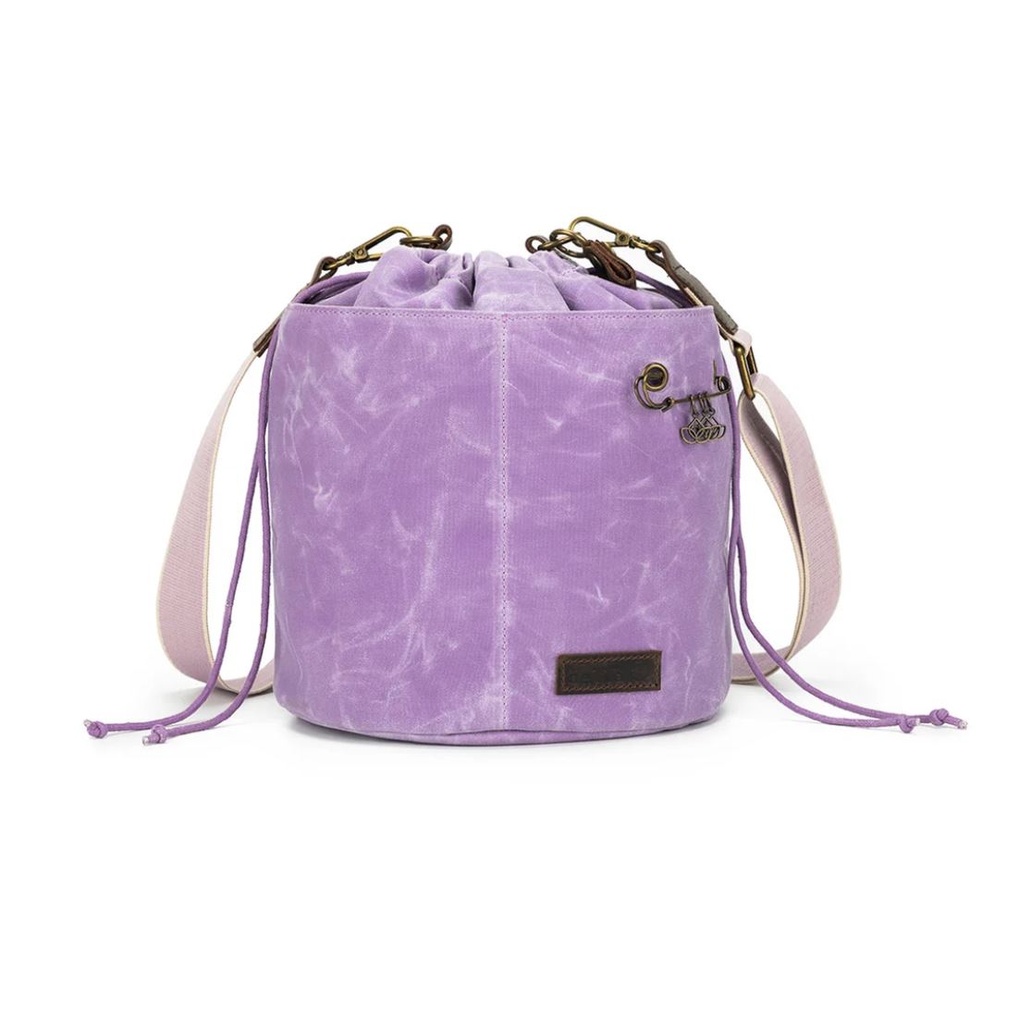 della Q Maker's Canvas Bucket Bag Violet