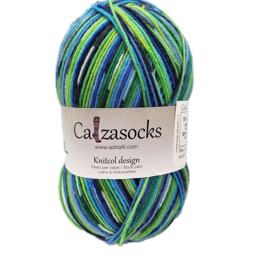 [CAL 0164] Adriafil Calzasocks Blue/Green 164