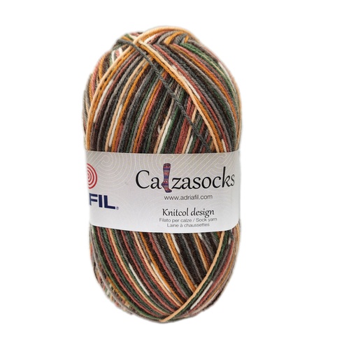 [CAL 0168] Adriafil Calzasocks Browns 168