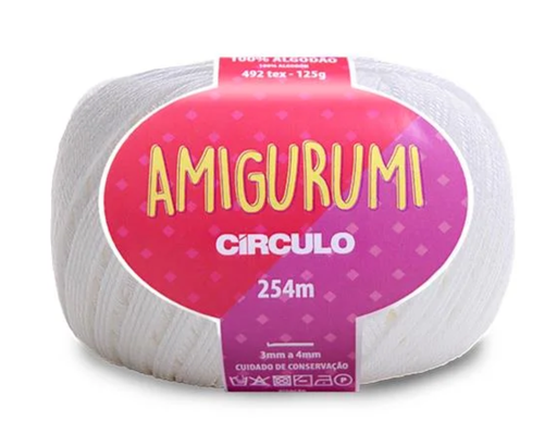 [AMI C8001] Circulo Amigurumi Cotton White 8001