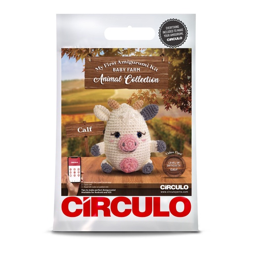 [CALF] Circulo Amigurumi Kit Baby Farm Animal Collection Calf