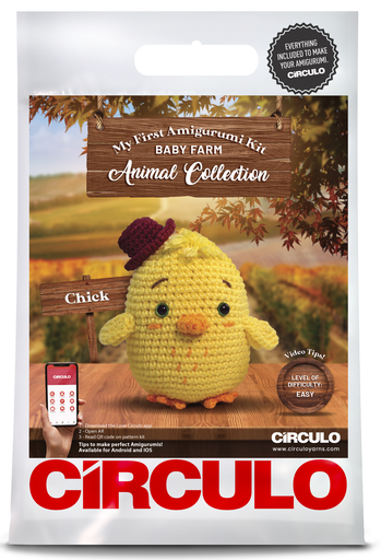 [CHICK] Circulo Amigurumi Kit Baby Farm Animal Collection Chick