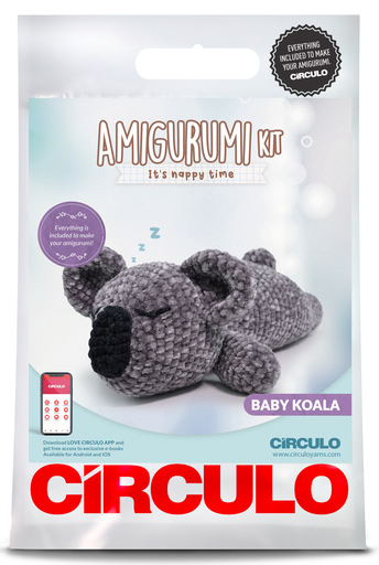 [BABY KOALA] Circulo Amigurumi Kit It's Nappy Time Baby Koala