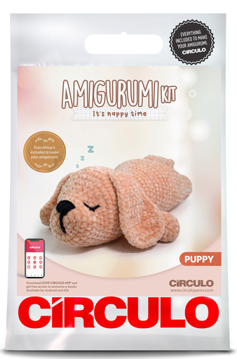 [PUPPY] Circulo Amigurumi Kit It's Nappy Time Puppy
