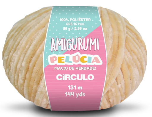 [AMI P7650] Circulo Amigurumi Pelucia Almond 7650