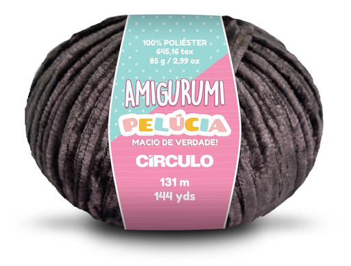 [AMI P8990] Circulo Amigurumi Pelucia Black 8990