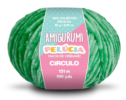 [AMI P5767] Circulo Amigurumi Pelucia Brazilian Green 5767