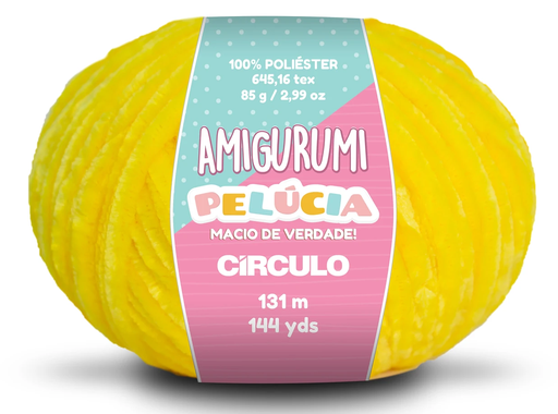 [AMI P1289] Circulo Amigurumi Pelucia Canary 1289