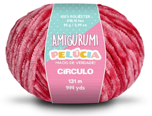 [AMI P3528] Circulo Amigurumi Pelucia Carmine 3528