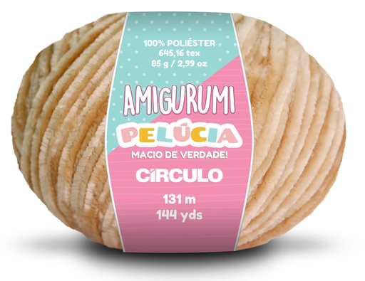 [AMI P7625] Circulo Amigurumi Pelucia Chestnut 7625
