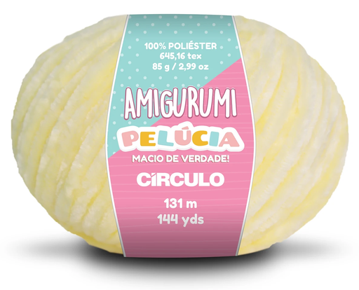 [AMI P1112] Circulo Amigurumi Pelucia Cream 1112