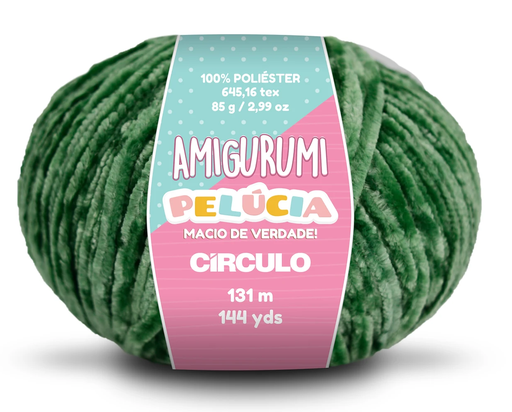 [AMI P5398] Circulo Amigurumi Pelucia Moss 5398