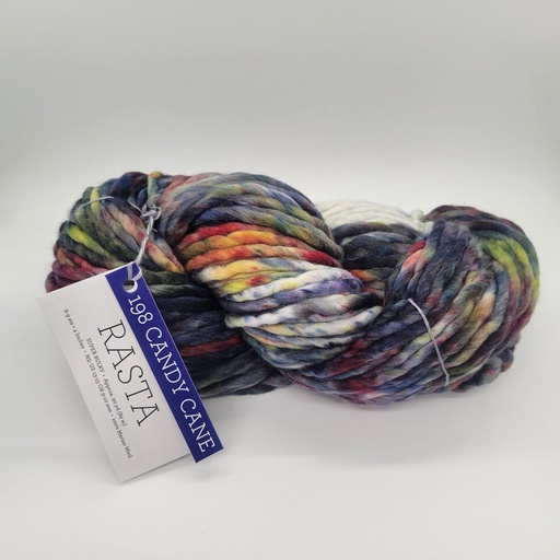 [RAS 0198] Malabrigo Rasta Candy Cane 198