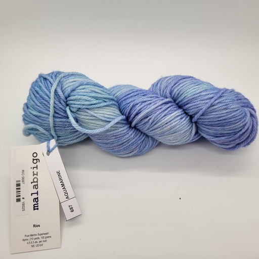 [RIO 0687] Malabrigo Rios Aquamarine 687