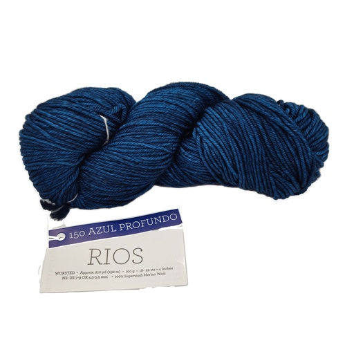 [RIO 0150] Malabrigo Rios Azul Profundo 150