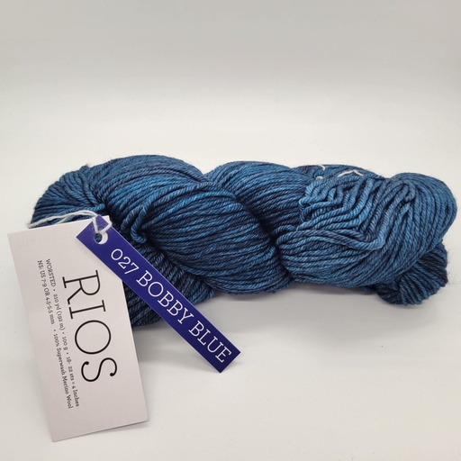 [RIO 0027] Malabrigo Rios Bobby Blue 027
