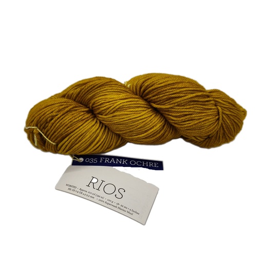 [RIO 0035] Malabrigo Rios Frank Ochre 35