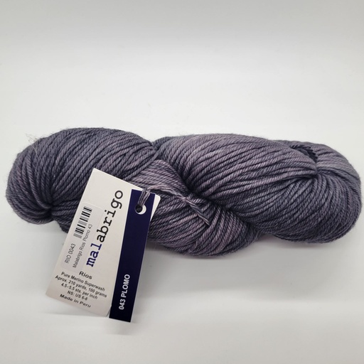 [RIO 0043] Malabrigo Rios Plomo 043