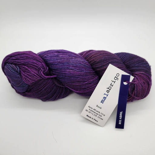 [SOK 0853] Malabrigo Sock Abril 853