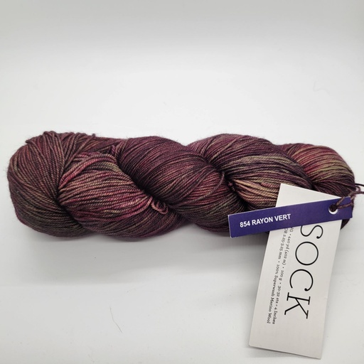 [SOK 0854] Malabrigo Sock Rayon Vert 854