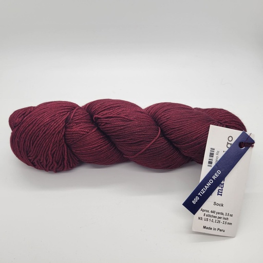 [SOK 0800] Malabrigo Sock Tiziano Red 800