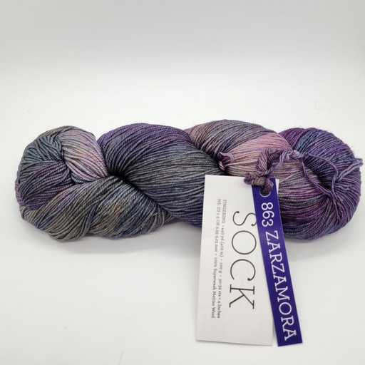 [SOK 0863] Malabrigo Sock Zarzamora 863
