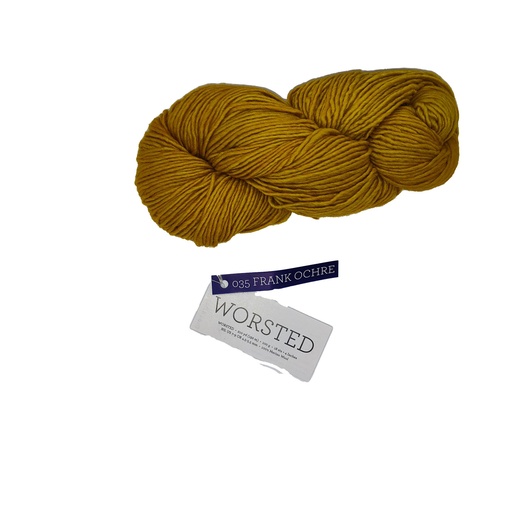 [MWR 0035] Malabrigo Worsted Frank Ochre 035