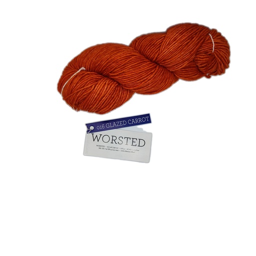 [MWR 0016] Malabrigo Worsted Glazed Carrot 016