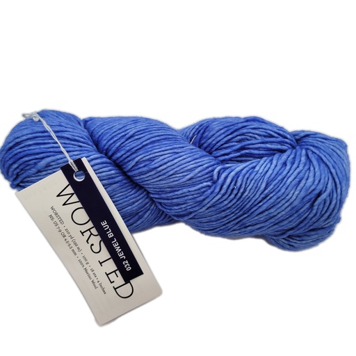 [MWR 0032] Malabrigo Worsted Jewel Blue 032