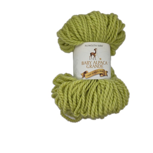 [BAG 1310] Plymouth Baby Alpaca Grande Celery 1310 (discontinued)