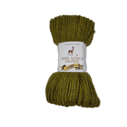 [BAG 7754] Plymouth Baby Alpaca Grande Green Heather 7754