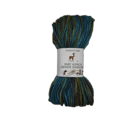 [BAG HD0028] Plymouth Baby Alpaca Grande Hand Dye Blue/Green/Brown 28 (discontinued)