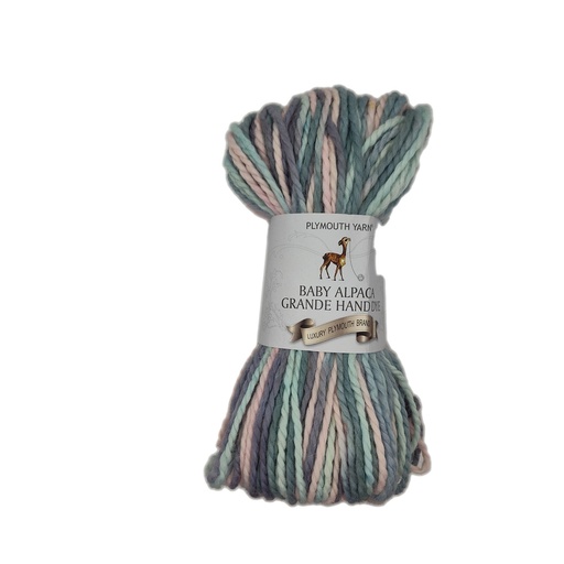 [BAG HD0031] Plymouth Baby Alpaca Grande Hand Dye Pink/Aqua Mix 31 (discontinued)