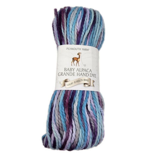 [BAG HD0035] Plymouth Baby Alpaca Grande Hand Dye Purple/Blue 35 (discontinued)