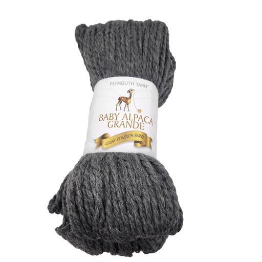 [BAG 0402] Plymouth Baby Alpaca Grande Med Grey Heather 402