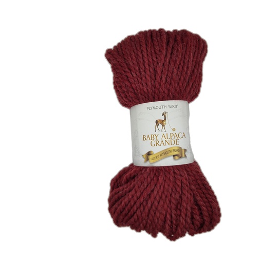 [BAG 7796] Plymouth Baby Alpaca Grande Red Heather 7796 (discontinued)