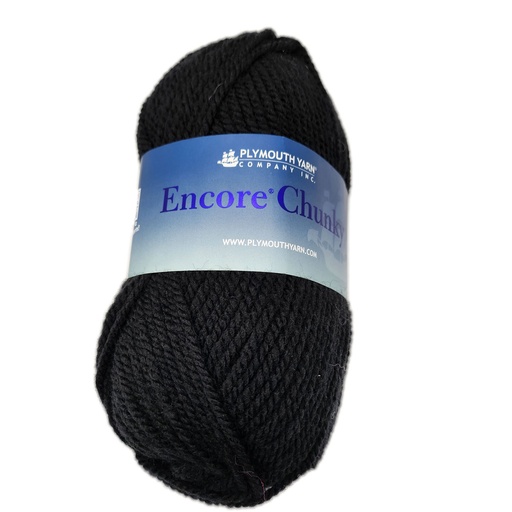 [ENC CH0217] Plymouth Encore Chunky Black 217