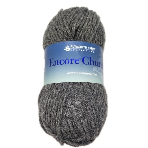[ENC CH0389] Plymouth Encore Chunky Dark Grey 389