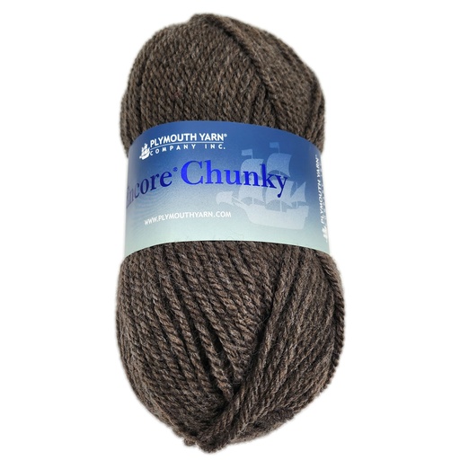 [ENC CH6001] Plymouth Encore Chunky Greybrown 6001