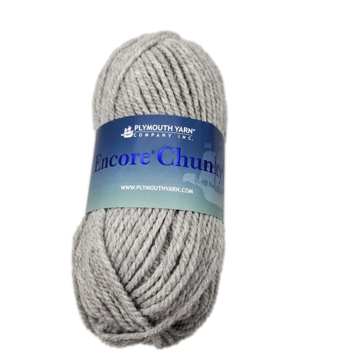 [ENC CH6007] Plymouth Encore Chunky Silver Grey Heather 6007