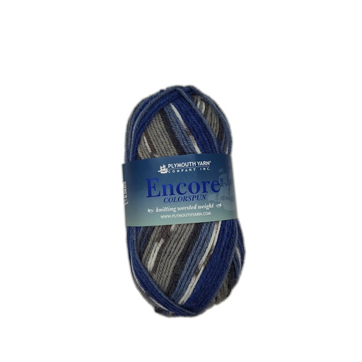 [ENC C8121] Plymouth Encore Colorspun Blue Jeans 8121