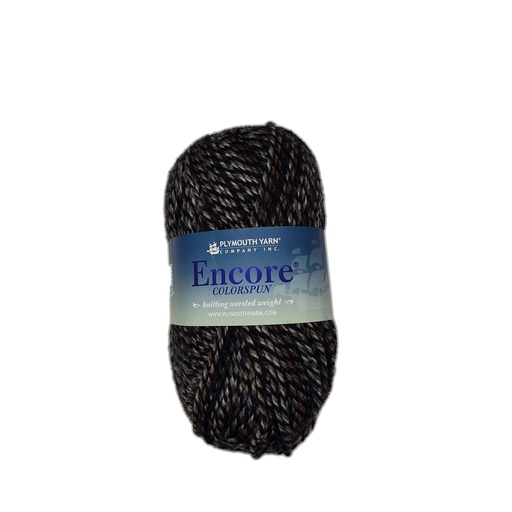 [ENC C7808] Plymouth Encore Colorspun Brown/Grey 7808