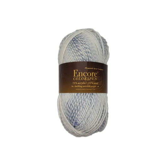 [ENC C7751] Plymouth Encore Colorspun Denim Frost 7751